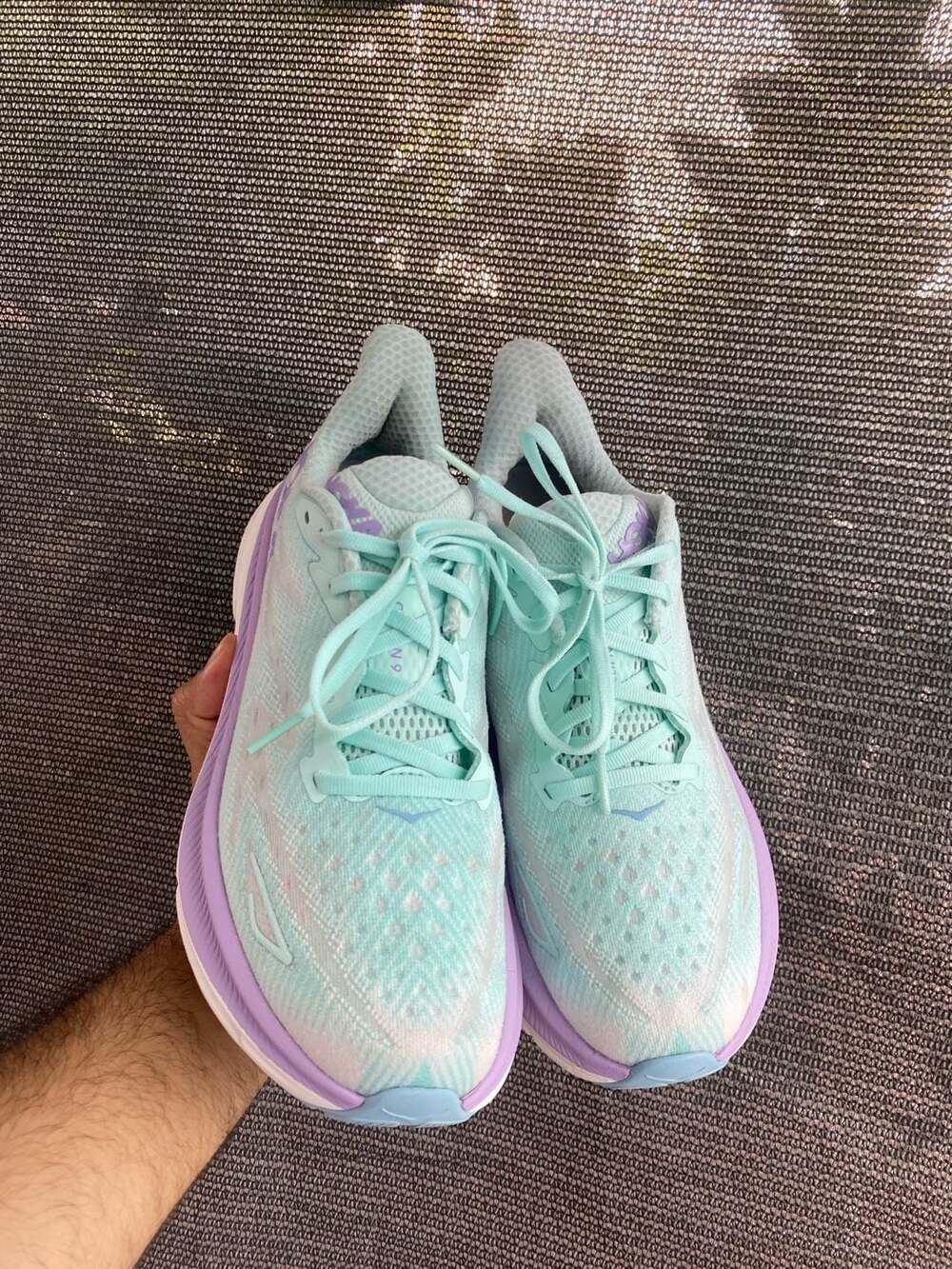 Hoka One One Clifton 9 Low Sunlit Ocean Lilac Mist - Picture 2 of 7